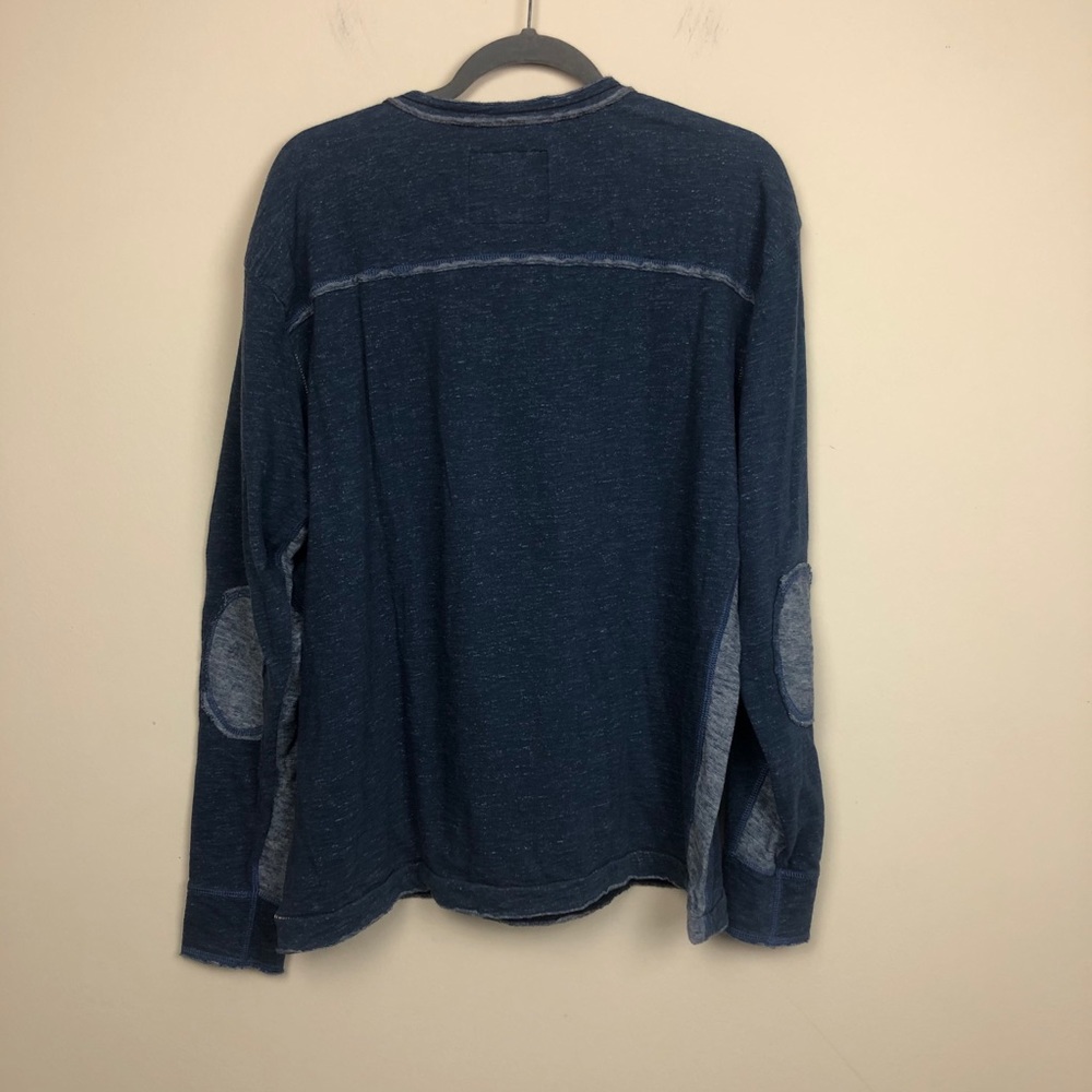 32 Bar Blues Men’s Henley, Large - Picture 8 of 10